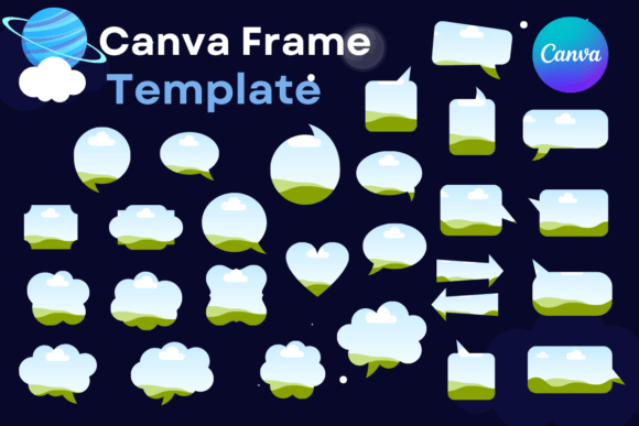 Canva Frame Template Text Box and Photo3: Modern Design Versatility