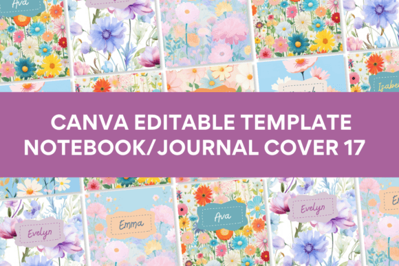 Canva Template Notebook/Journal Cover17: Your Design Shortcut