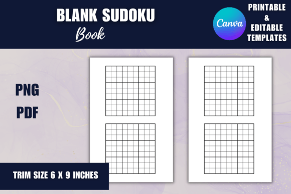 Customize Your Sudoku: Blank Grids in Canva