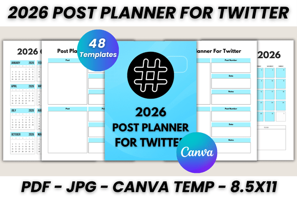 Master Your 2026 Twitter Strategy with This Canva Post Planner