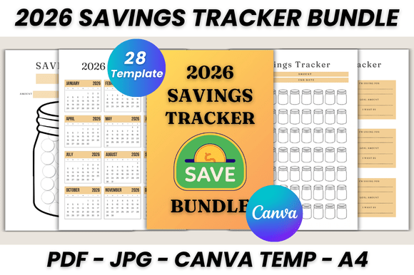 Master Your Money: The 2026 Savings Tracker Bundle for Canva