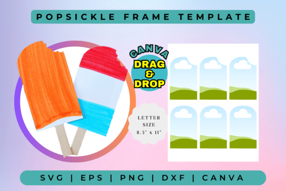 Popsicle Bookmarks Template: Fun, Functional Design for Creators