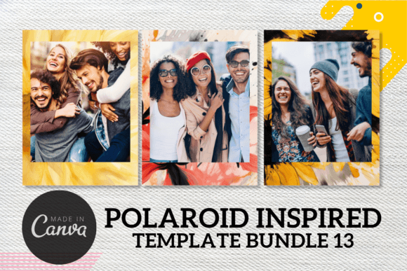 Preserve Memories with Canva Polaroid 13: A Floral Template Guide