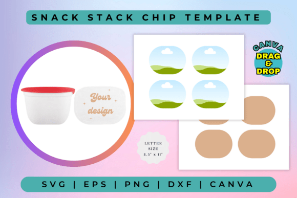 Snack Stack Chip Template: Bold Packaging for Modern Brands