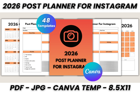 Streamline Your 2026 Instagram Strategy with This Canva Planner