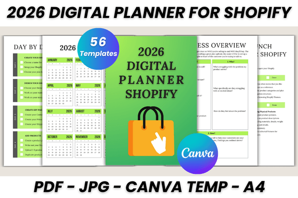 Streamline Your 2026 Shopify Business with This Digital Planner