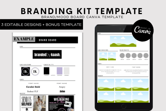 Streamline Your Visuals with an Editable Brand Board Template