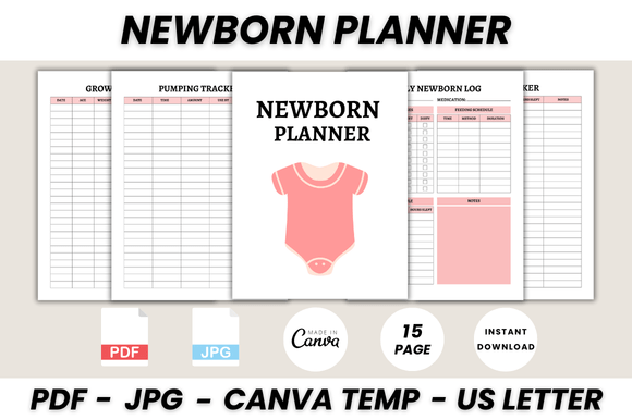 The Ultimate Newborn Planner: A Designer's Guide to the Canva Template