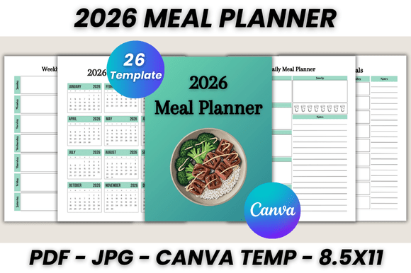 Your 2026 Meal Planner Canva Template: A Designer's Guide